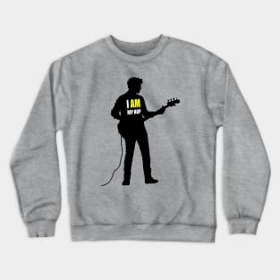 IAHH-SILHOUETTE-GUITARIST-MALE-1 Crewneck Sweatshirt